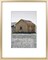 8x10 Gold Picture Frame for Wall Mounting, Classic Satin Aluminum Frames with Real Glass (Pack of 1)